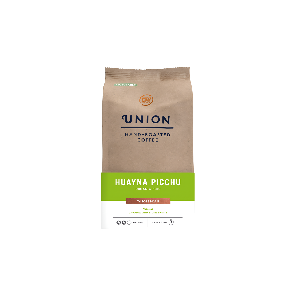 Union Coffee - WHOLEBEAN Huayna Picchu X 4 X 500g
