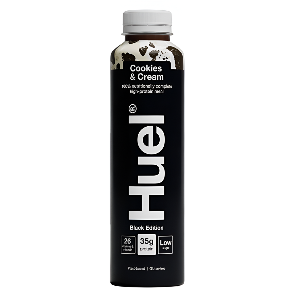 [10% OFF] Huel Vegan RTD Drinks - BLACK EDITION Cookies and Cream X 8 X 500ml