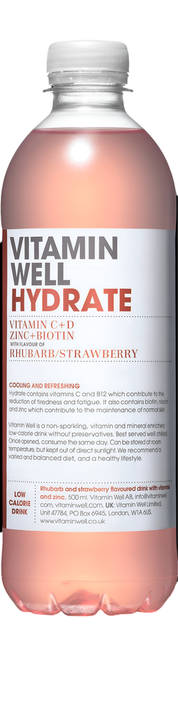 [13% OFF] Vitamin Well Vitamin Drinks - Hydrate X 12 X 500ml