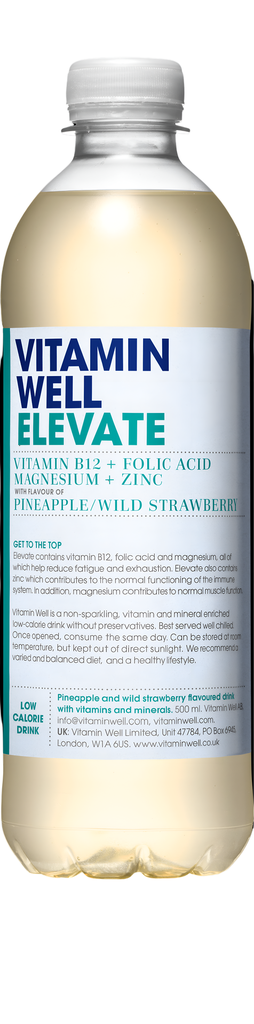 Vitamin Well Vitamin Drinks - Elevate X 12 X 500ml