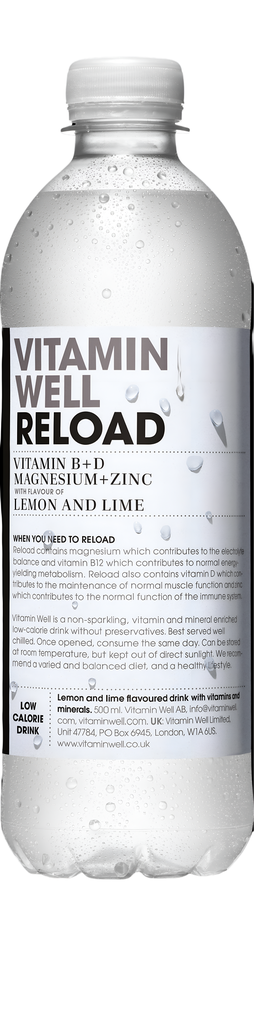Vitamin Well Vitamin Drinks - Reload X 12 X 500ml