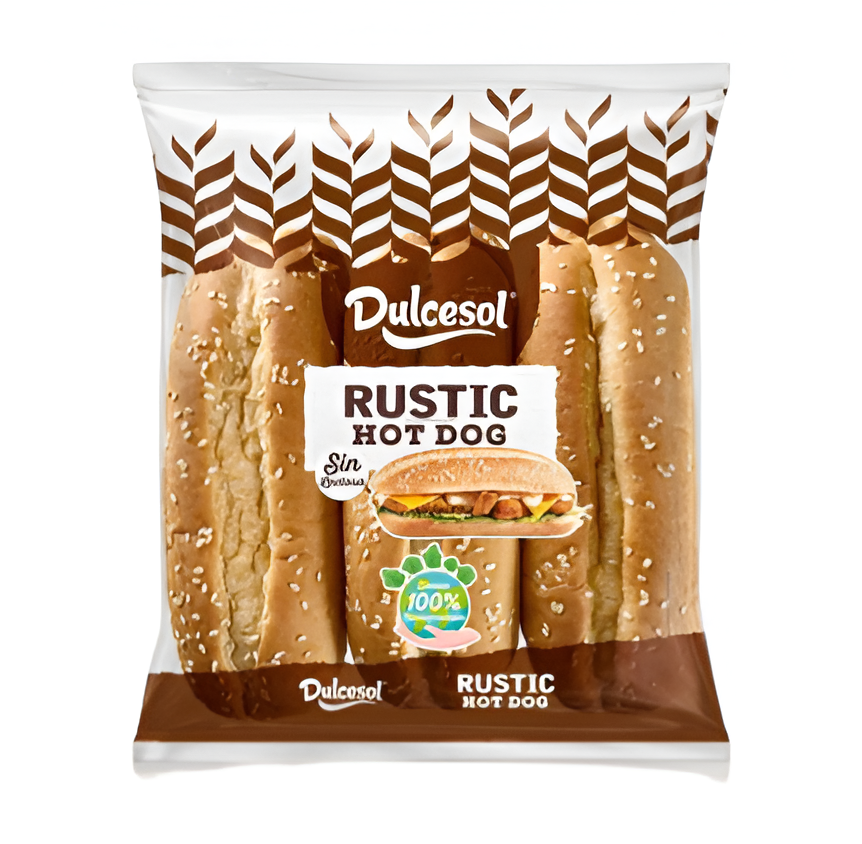 Dulcesol Buns - Hot Dog Rustic 3pc 330g