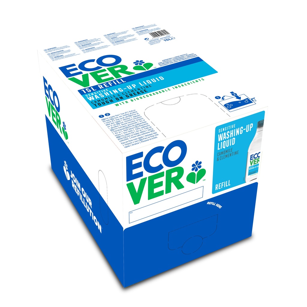 Ecover Washing Up Liquid - Chamomile & Clementine 15L