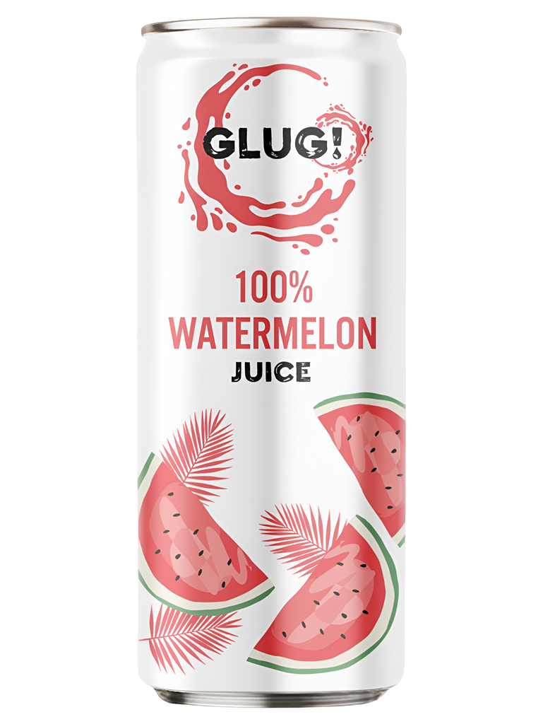 [10% OFF] Glug 100% Natural Fruit Juice - Watermelon X 12 X 320ml