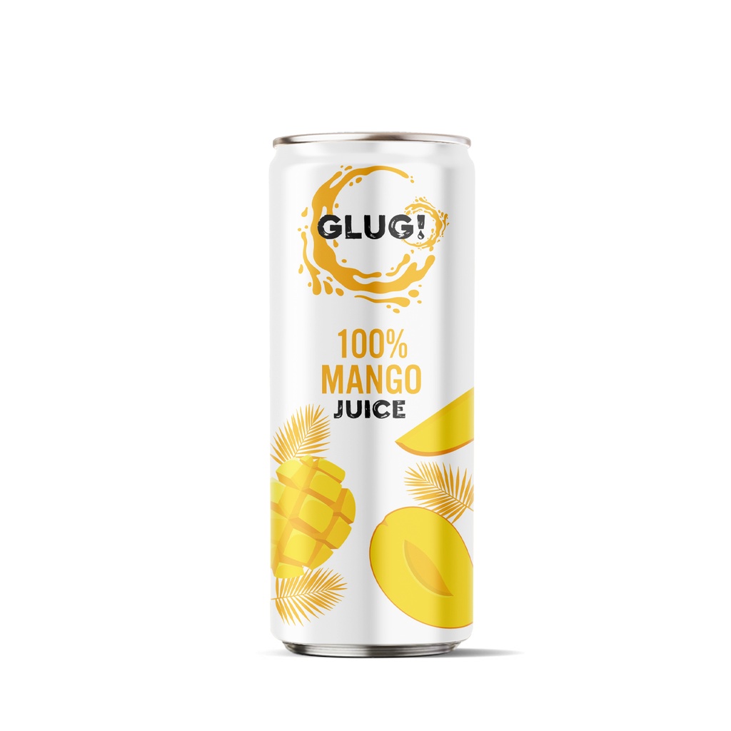 Glug 100% Natural Fruit Juice - Mango X 12 X 320ml