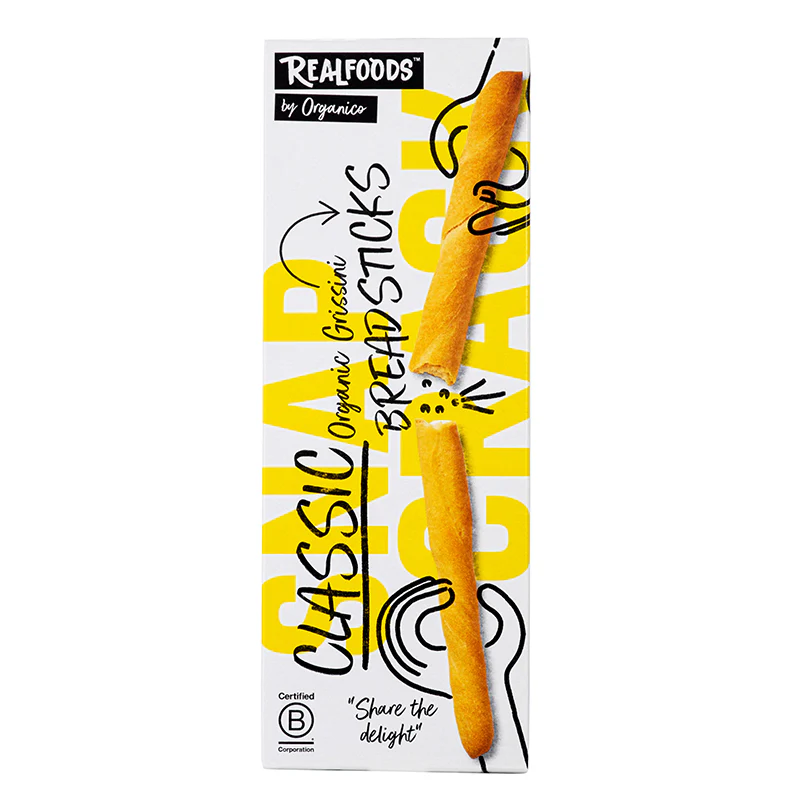 Organico Organic Breadsticks - Classic X 12 X 120g