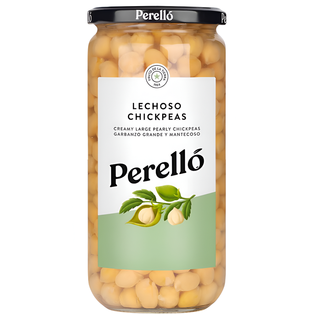 [10% OFF] Perello Beans & Pulse Jars - LARGE Lechoso Chickpeas X 12 X 700g
