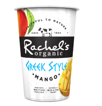 Rachels Organic Greek Style Yoghurt - LARGE Mango 450g