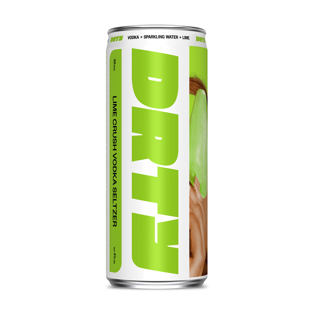 [15% OFF] DRTY Vodka Seltzer - Lime Crush 4% ABV X 12 X 330ml