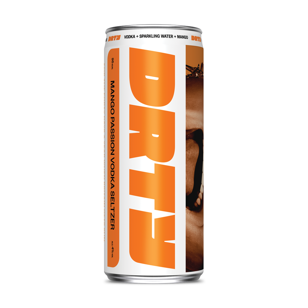 [15% OFF] DRTY Vodka Seltzer - Mango Passion 4% ABV X 12 X 330ml