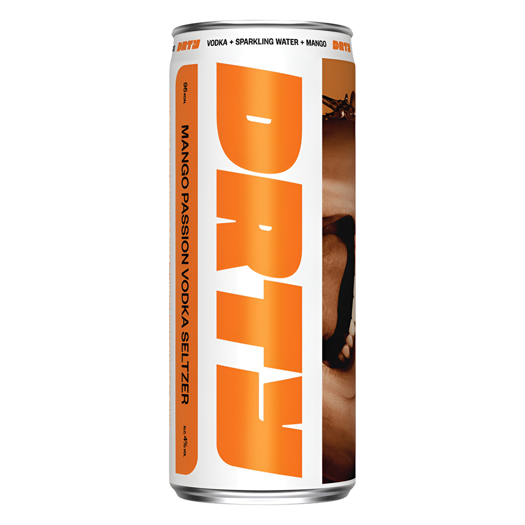 [SUPPLIER ISSUE] DRTY Vodka Seltzer - Mango Passion 4% ABV X 12 X 330ml