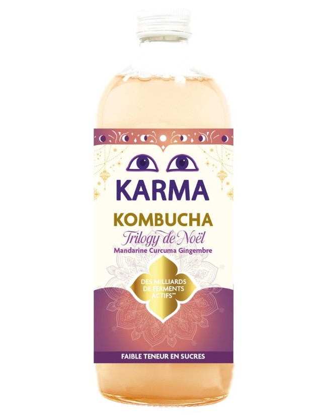 Karma Kombucha Organic - LARGE BOTTLE Trilogy X 6 X 1L