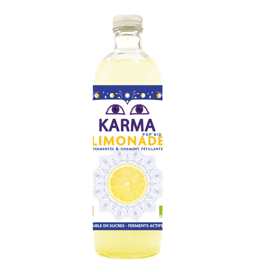 [15% OFF] Karma Drinks - LARGE BOTTLE Pop Biotic Lemonade X 6 X 750ml