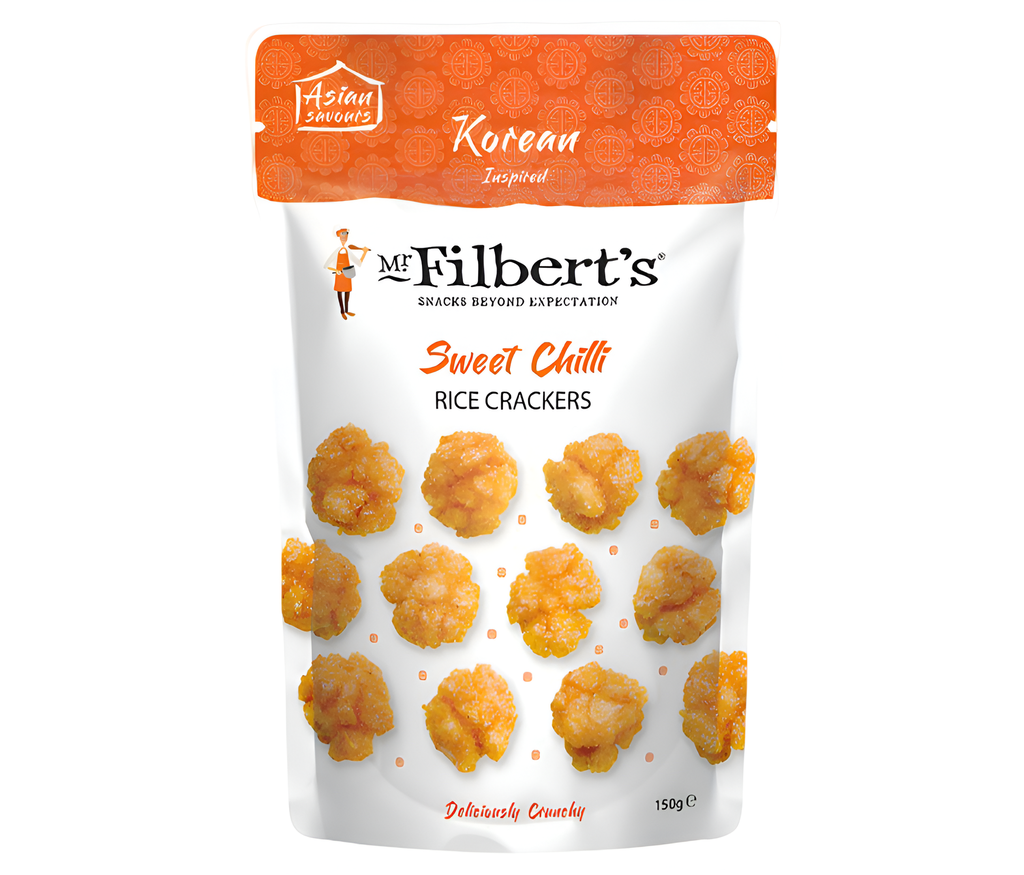 Mr Filberts Rice Crackers - Korean Chilli X 6 X 150g