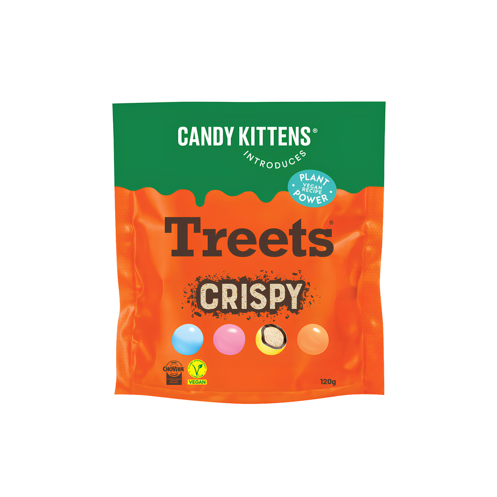 Treets Chocolate Coated Snacks - Crispy chocolate balls X 10 X 120g