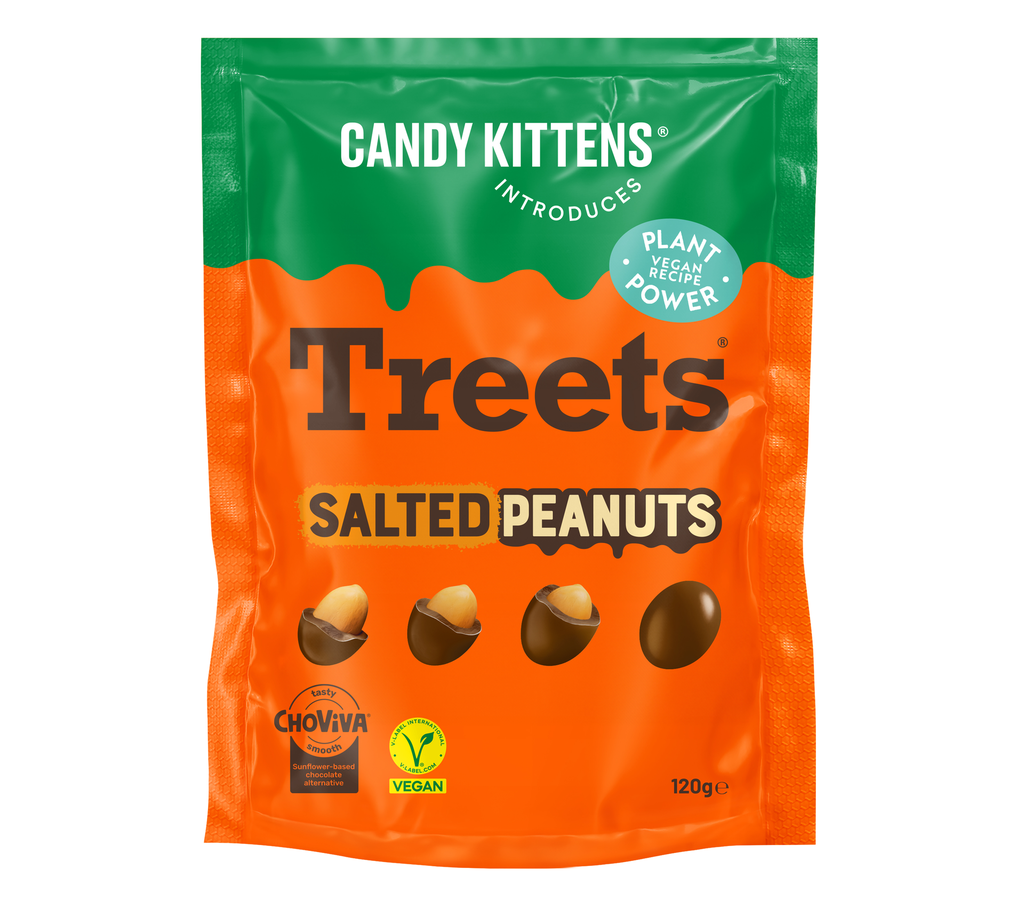 Treets Chocolate Coated Snacks - Salted Peanuts X 10 X 120g