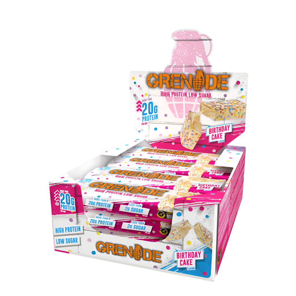 Grenade Carb Killa Protein Bars - Birthday Cake X 12 X 60g