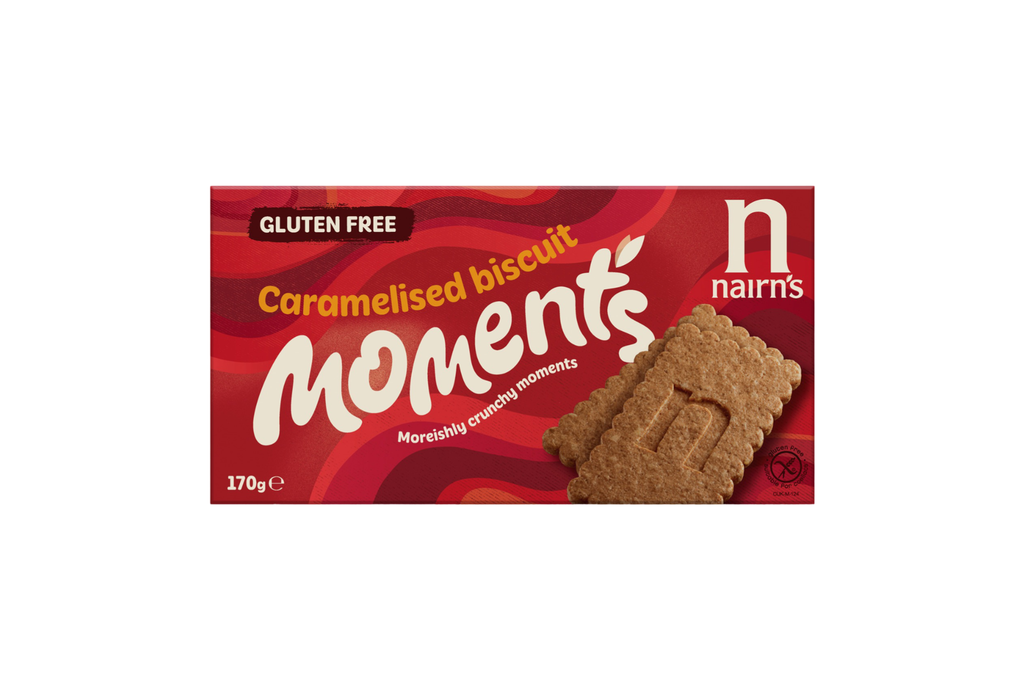 Nairns Oat Biscuits - GF Caramelised 9589 X 12 X 170g