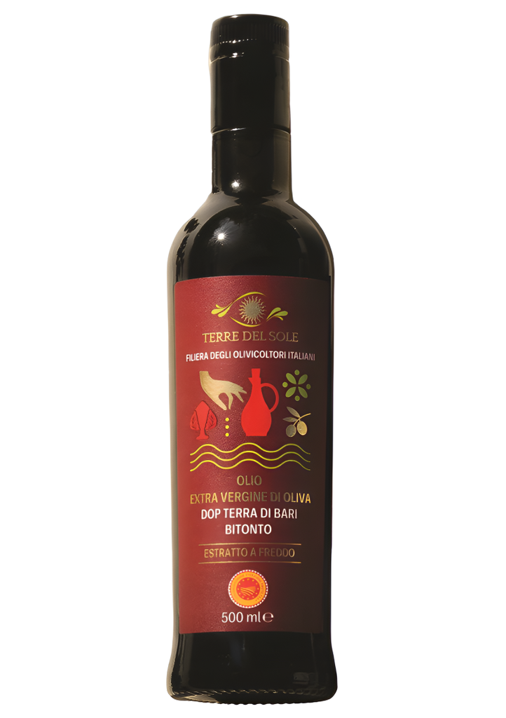 Terre Del Sole Olive Oil - Extra Virgin Bari Bitonto PDO X 6 X 500ml