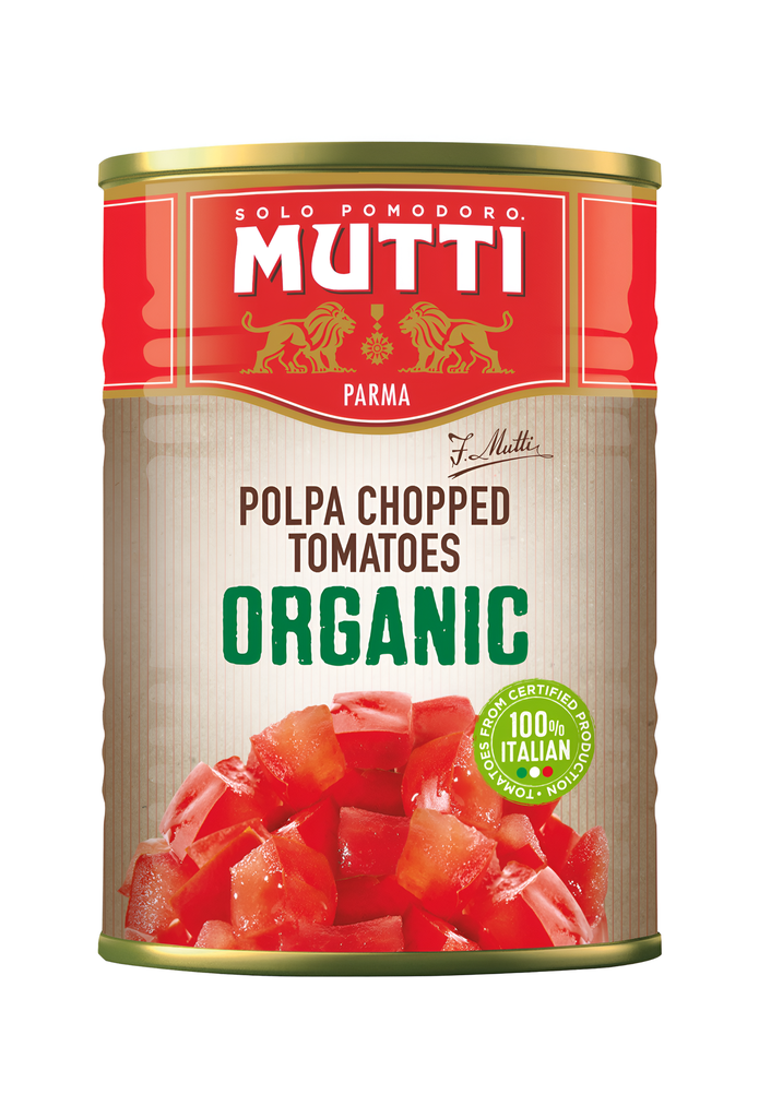 Mutti Organic Canned Tomatoes - Chopped X 12 X 400g