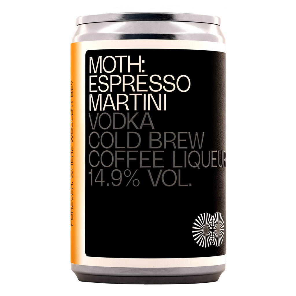 [10% OFF] Moth Cocktails - CAN Espresso Martini 14.9% ABV X 12 X 125ml