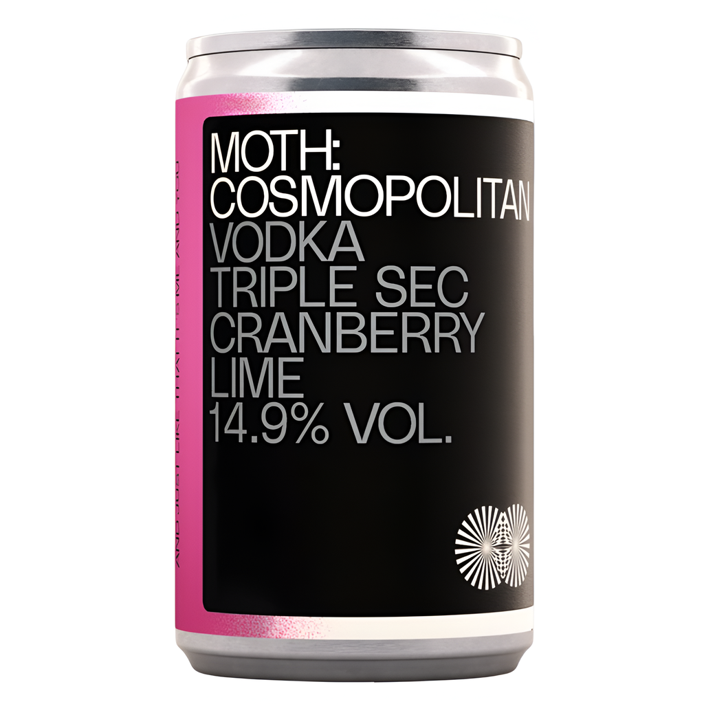Moth Cocktails - CAN Cosmopolitan 14.9% ABV X 12 X 125ml