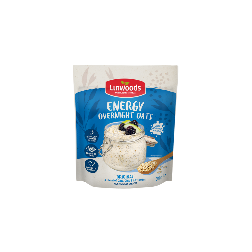 Linwoods Overnight Oats - Original Energy X 5 X 300g