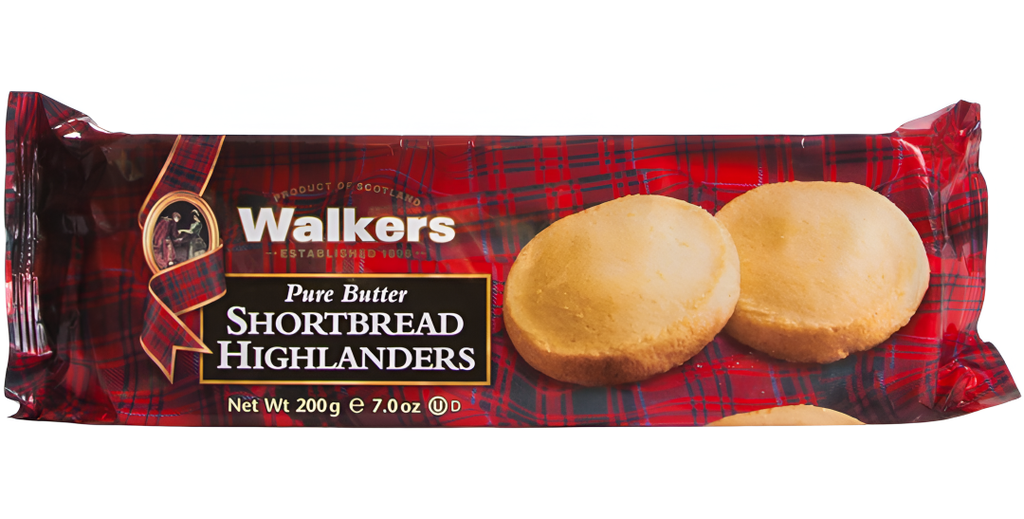 Walkers Shortbread Biscuits - Pure Butter Highlanders 200g