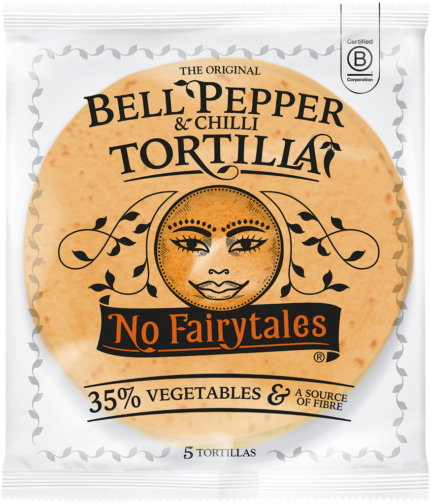 [30% OFF] [CLEARANCE] (BBD 24/04) No Fairytales Tortillas - Bell Pepper and Chilli 200g