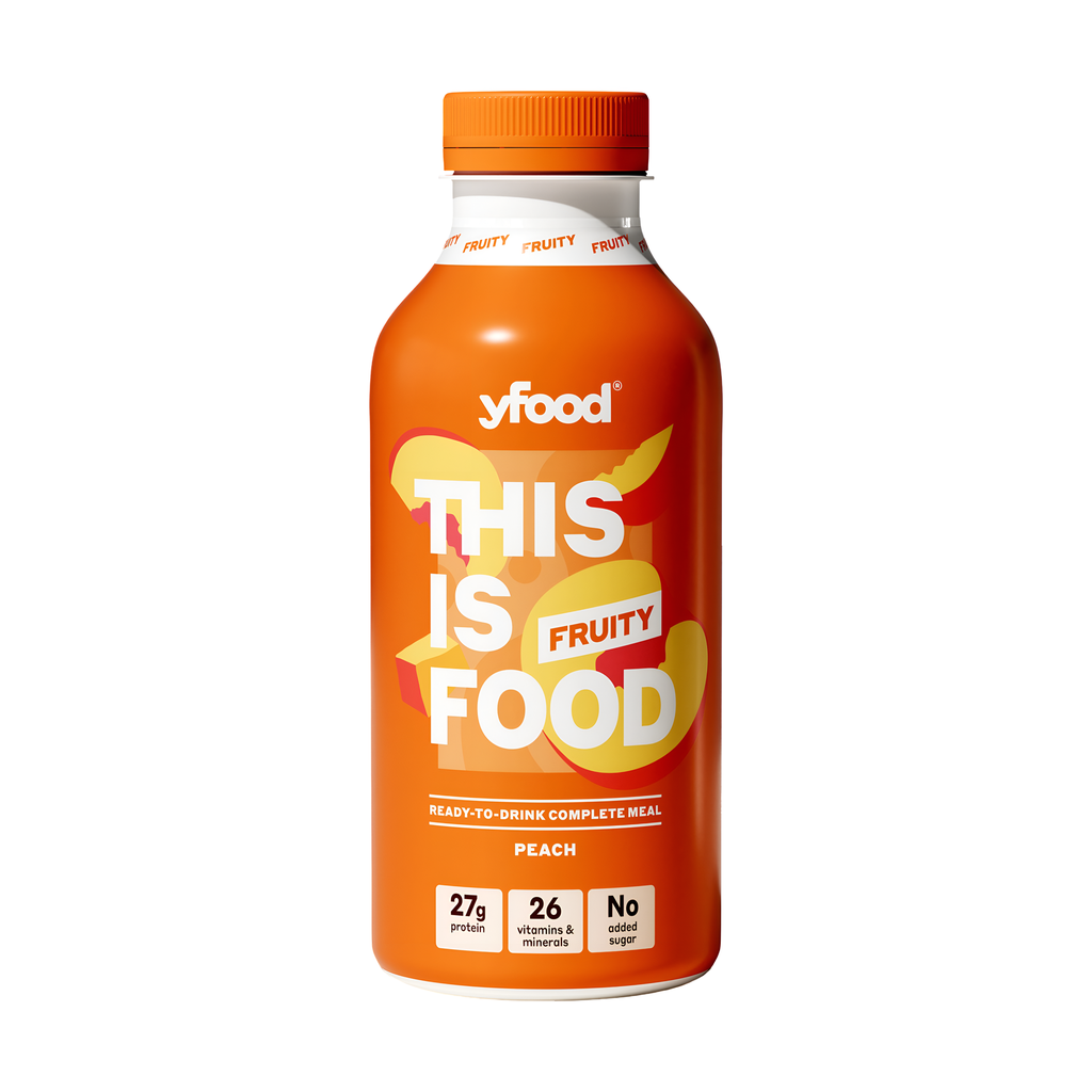 YFood Meal Replacement Shake - Fruity Peach X 6 X 500ml