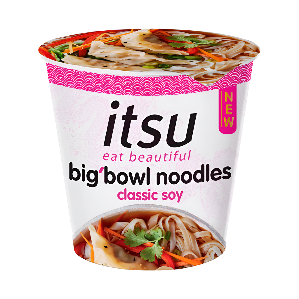 [20% OFF] Itsu Noodles Cup - Big Bowl Classic Soy X 4 X 101g