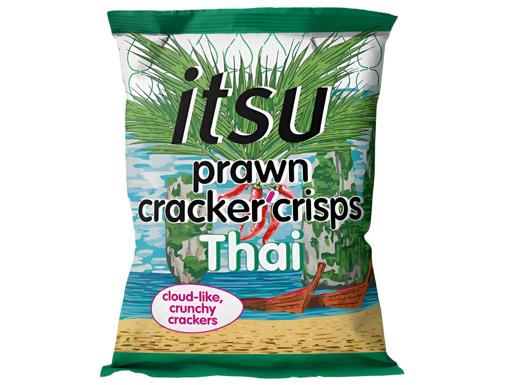 [15% OFF] Itsu Prawn Crackers - Thai X 6 X 60g