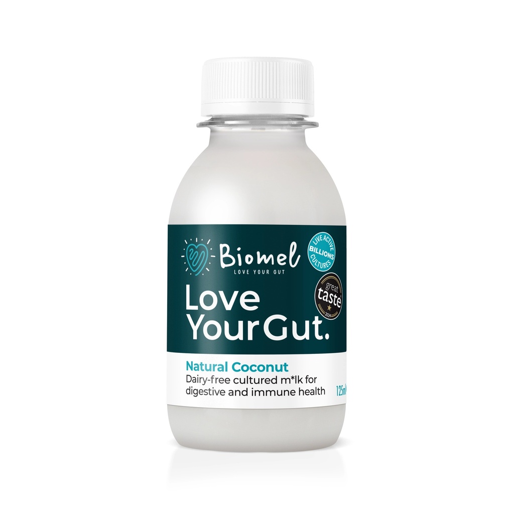 Biomel Gut Health Shots - Natural Coconut X 6 X 125ml