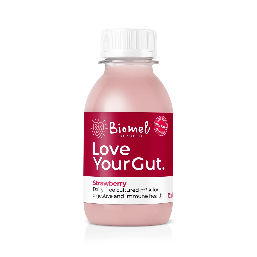 Biomel Gut Health Shots - Strawberry X 6 X 125ml