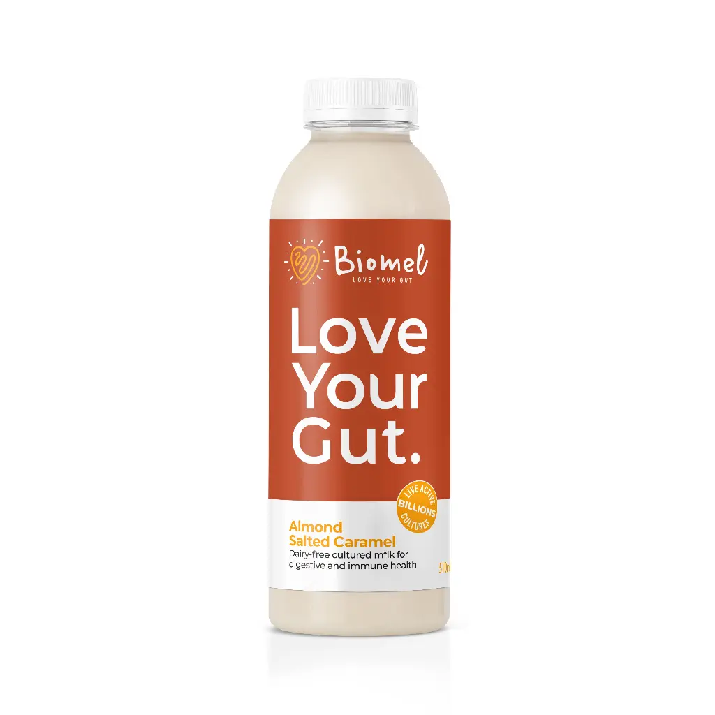 [10% OFF] Biomel Gut Health Drinks - Almond Salted Caramel 510ml