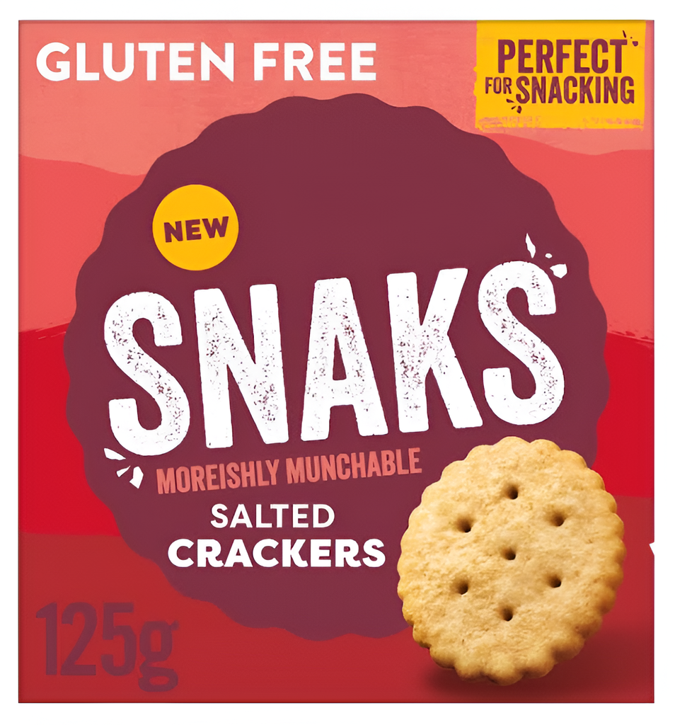 Nairns Gluten Free Crackers - Salted N9676 X 5 X 125g