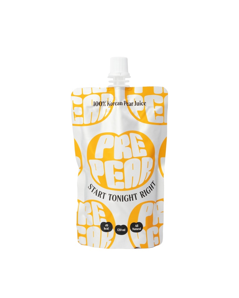 PrePear Pre Alcohol Drink - Pouch Korean Pear X 12 X 120ml