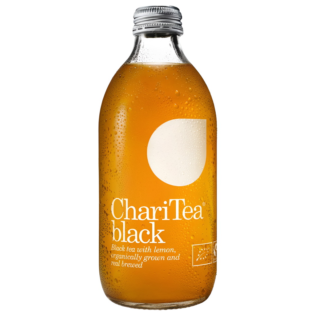 ChariTea Iced Tea - Black w/ Lemon X 12 X 330ml