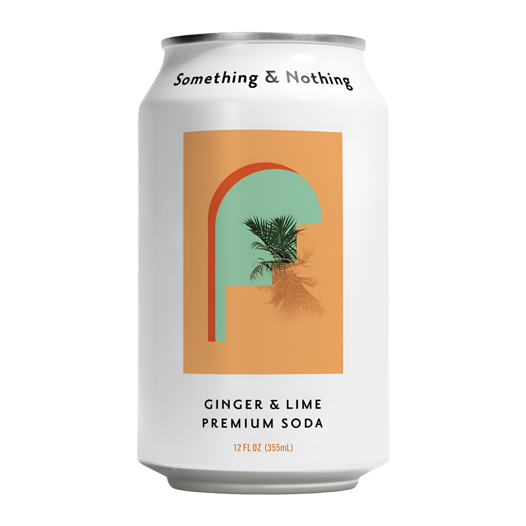 Something and Nothing Soda - Ginger And Lime X 12 X 330ml
