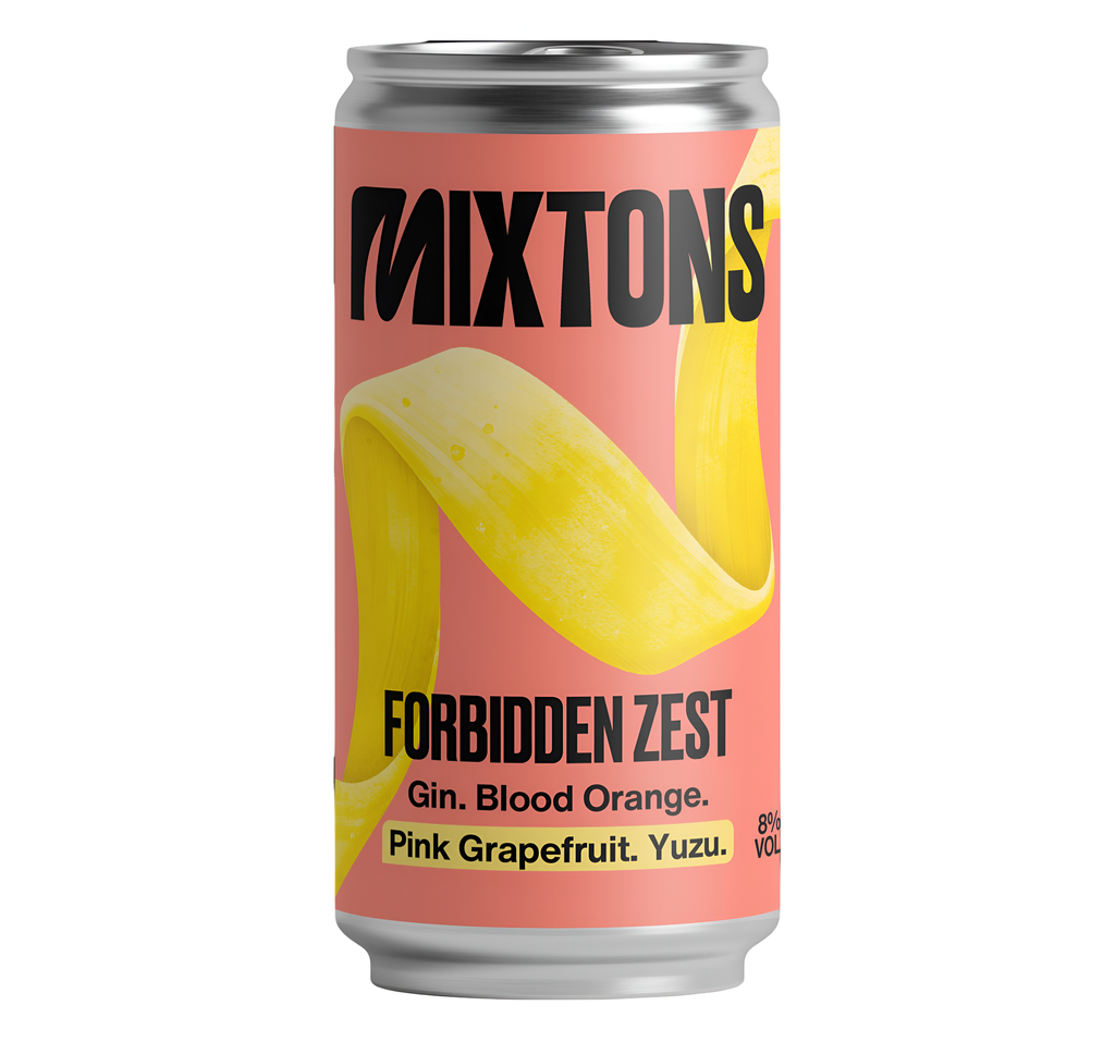 [15% OFF] Mixtons RTD Cocktails - CAN Forbidden Zest 8% ABV X 12 X 200ml