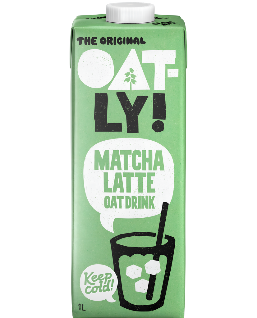 Oatly Chilled Oat Drink - Matcha Latte X 6 X 1L