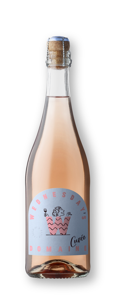 Wednesdays Domaine Alcohol Free Sparkling Rose Wine - Cuvee SPAIN X 6 X 750ml
