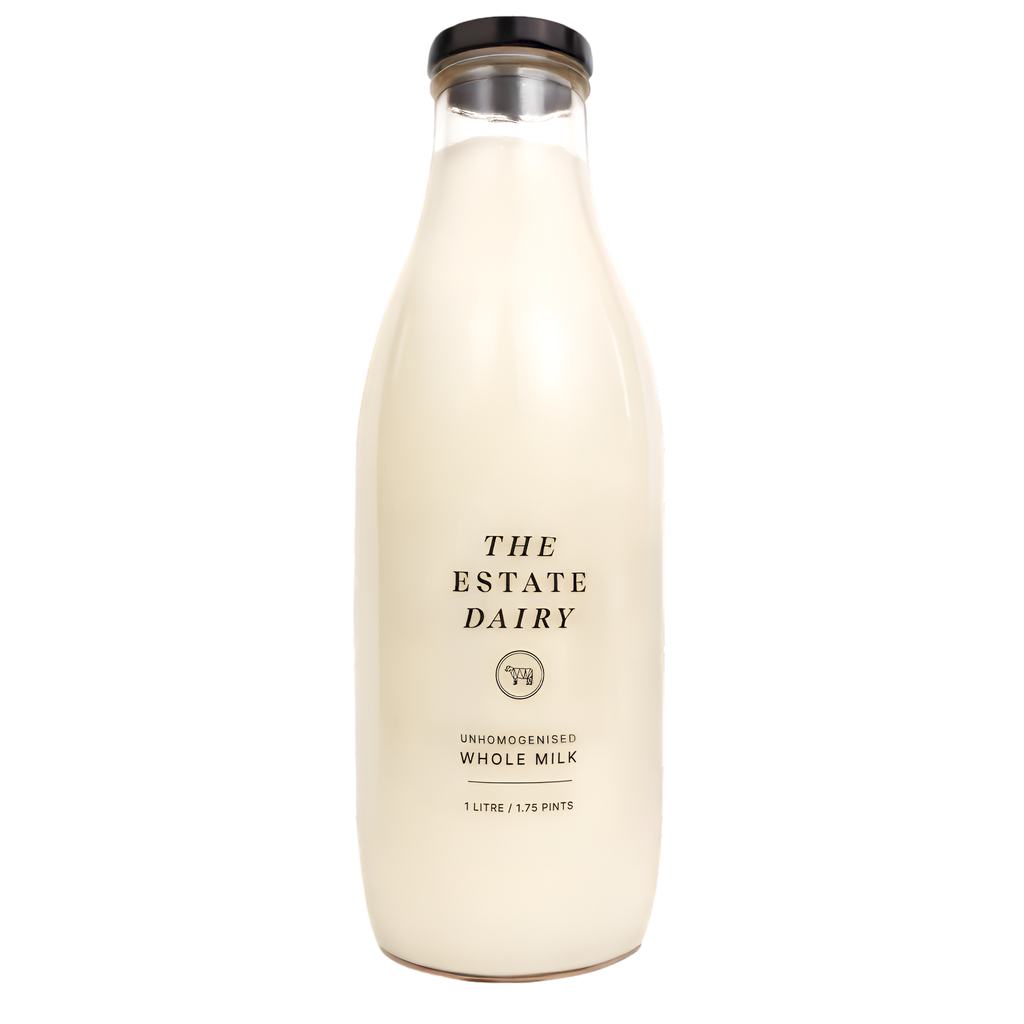 The Estate Dairy Unhomogenised Organic Milk - Whole X 6 X 1L