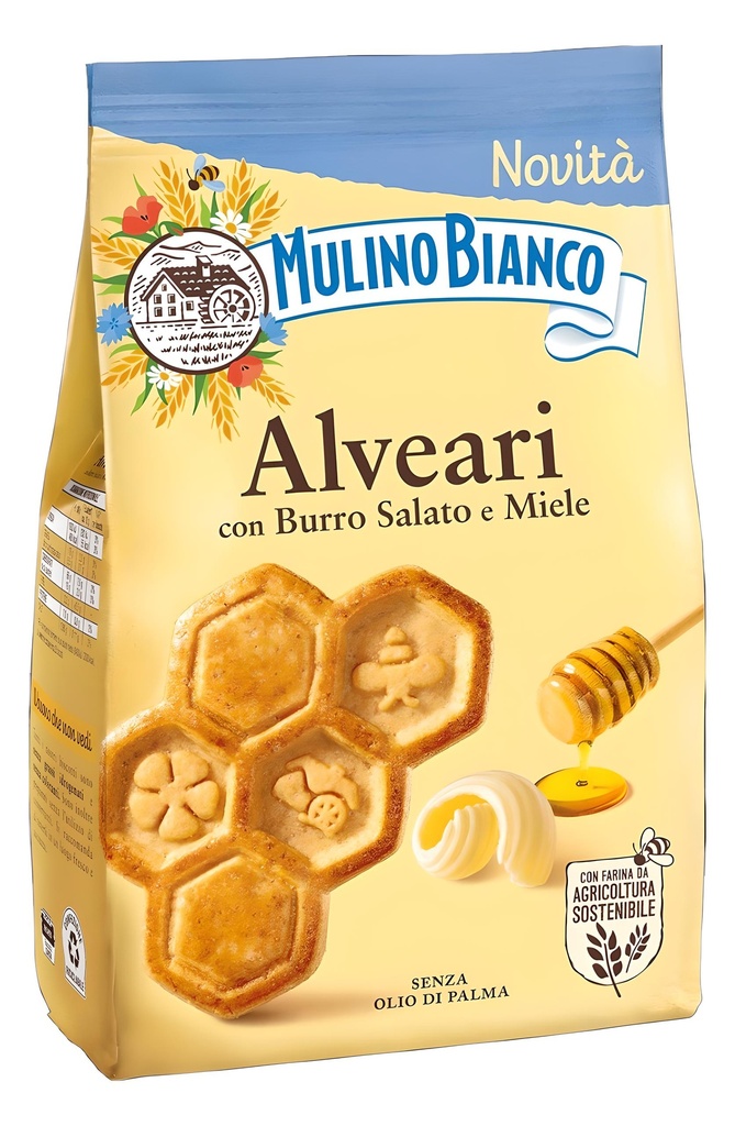 Mulino Bianco Italian Biscuits - Alveari X 12 X 300g