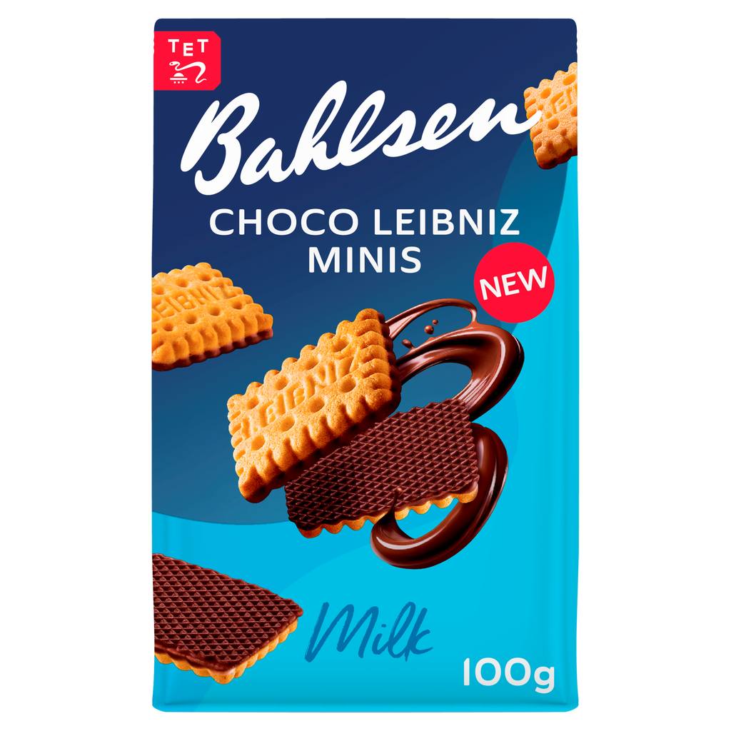 Bahlsen Mini Choco Leibniz - Milk Chocolate X 12 X 100g