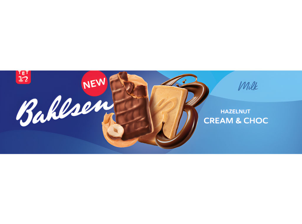 [20% OFF] Bahlsen Biscuits - Hazelnut Cream And Choc X 12 X 100g