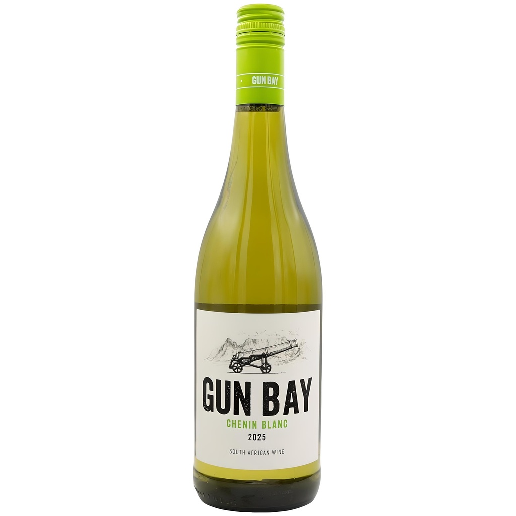Gun Bay White Wine - Chenin Blanc 2025 South African Western Cape 12.90% ABV X 6 X 750ml