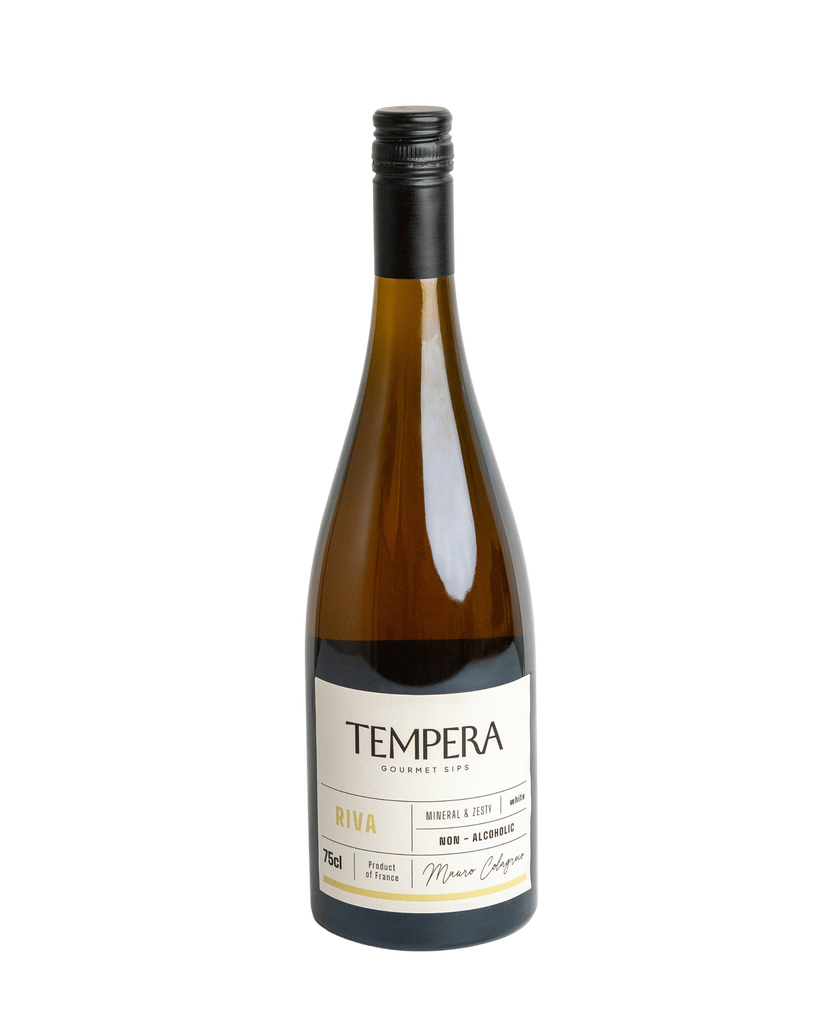 Tempera Alcohol Free White Wine - Riva X 6 X 750ml FRANCE