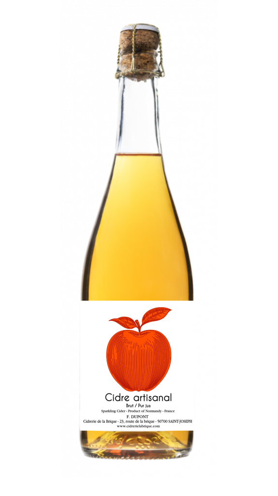 F Dupont Artisanal Craft Cider - Brut IGP Normandy 4.5% ABV X 6 X 750ml