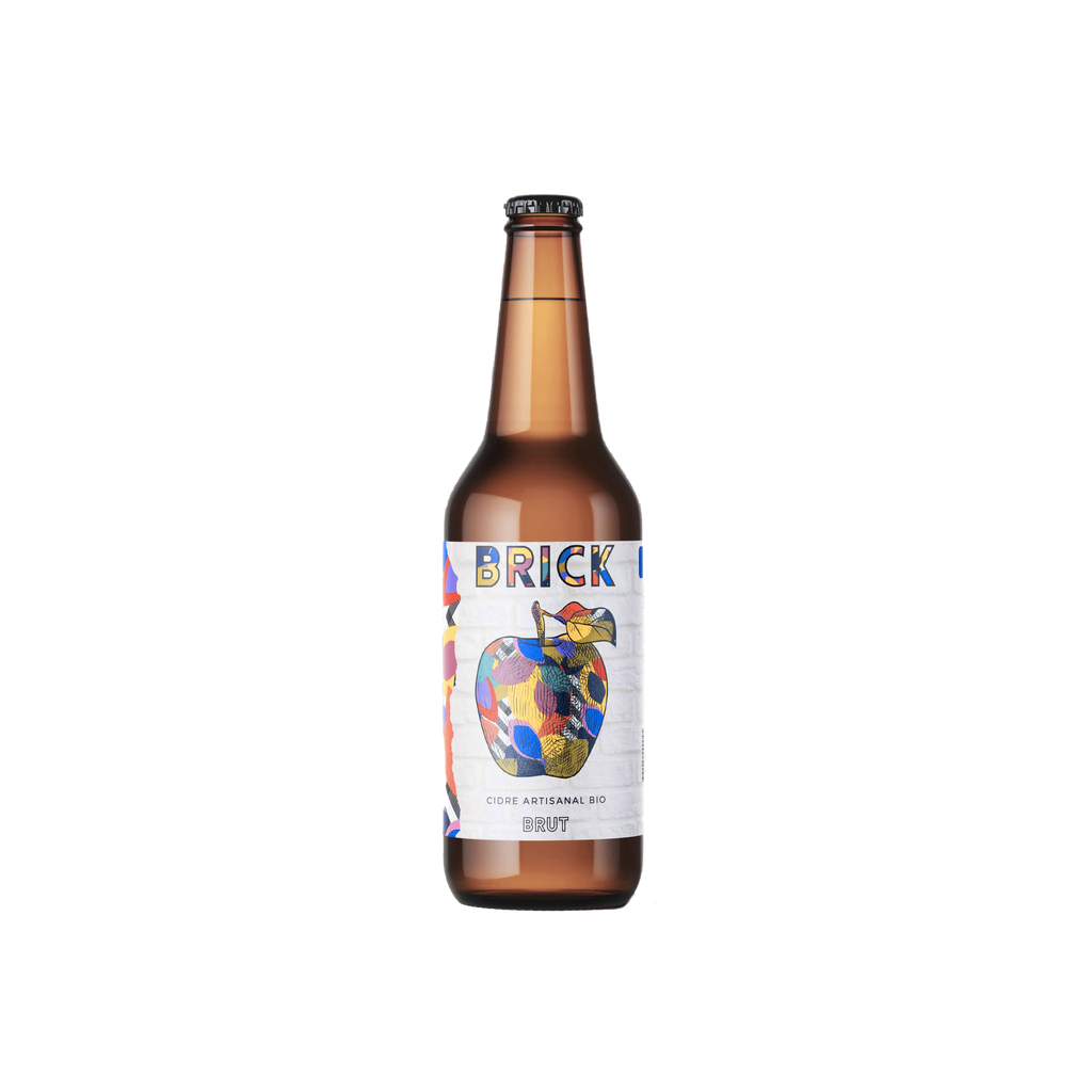 Brick Artisanal Craft Cider - Organic Brut IGP Normandy 4.5% ABV X 12 X 330ml